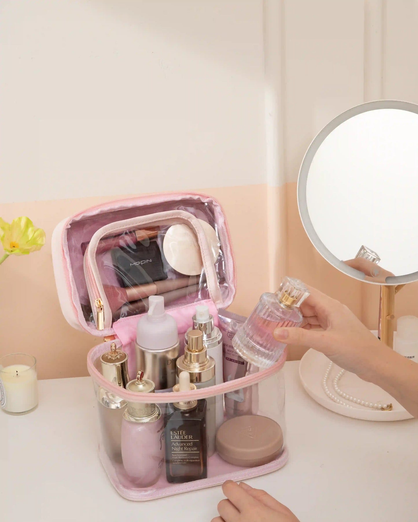 Clear Travel Makeup Case