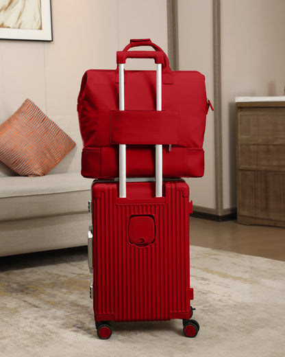 2-Piece Premium Travel Luggage Set – Weekender & Carry-On Bundle