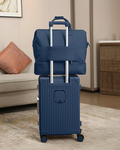 2-Piece Premium Travel Luggage Set – Weekender & Carry-On Bundle