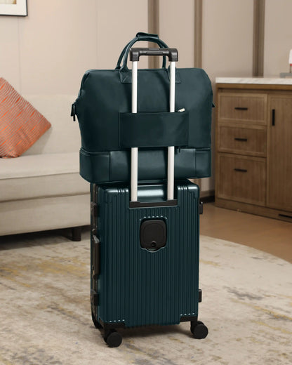 2-Piece Premium Travel Luggage Set – Weekender & Carry-On Bundle