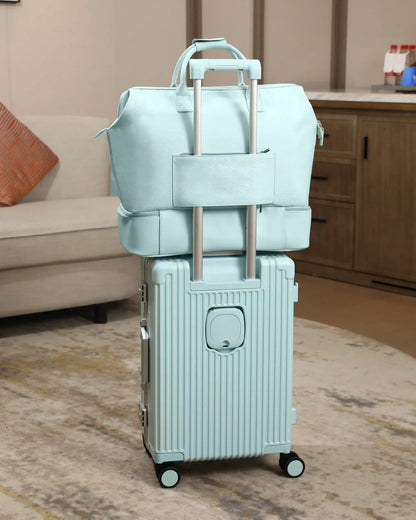 2-Piece Premium Travel Luggage Set – Weekender & Carry-On Bundle