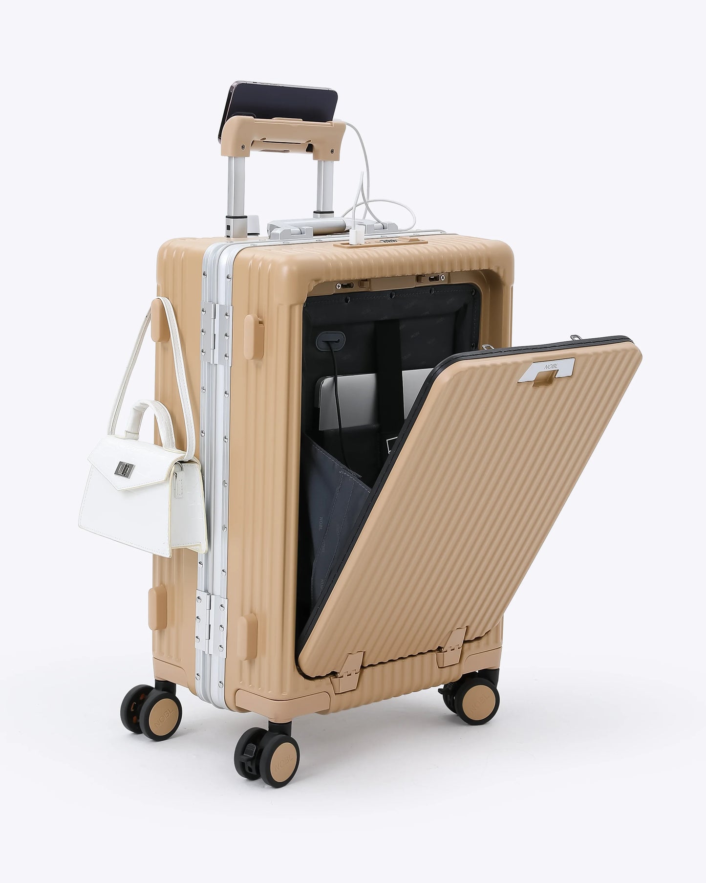 2-Piece Premium Travel Luggage Set – Weekender & Carry-On Bundle