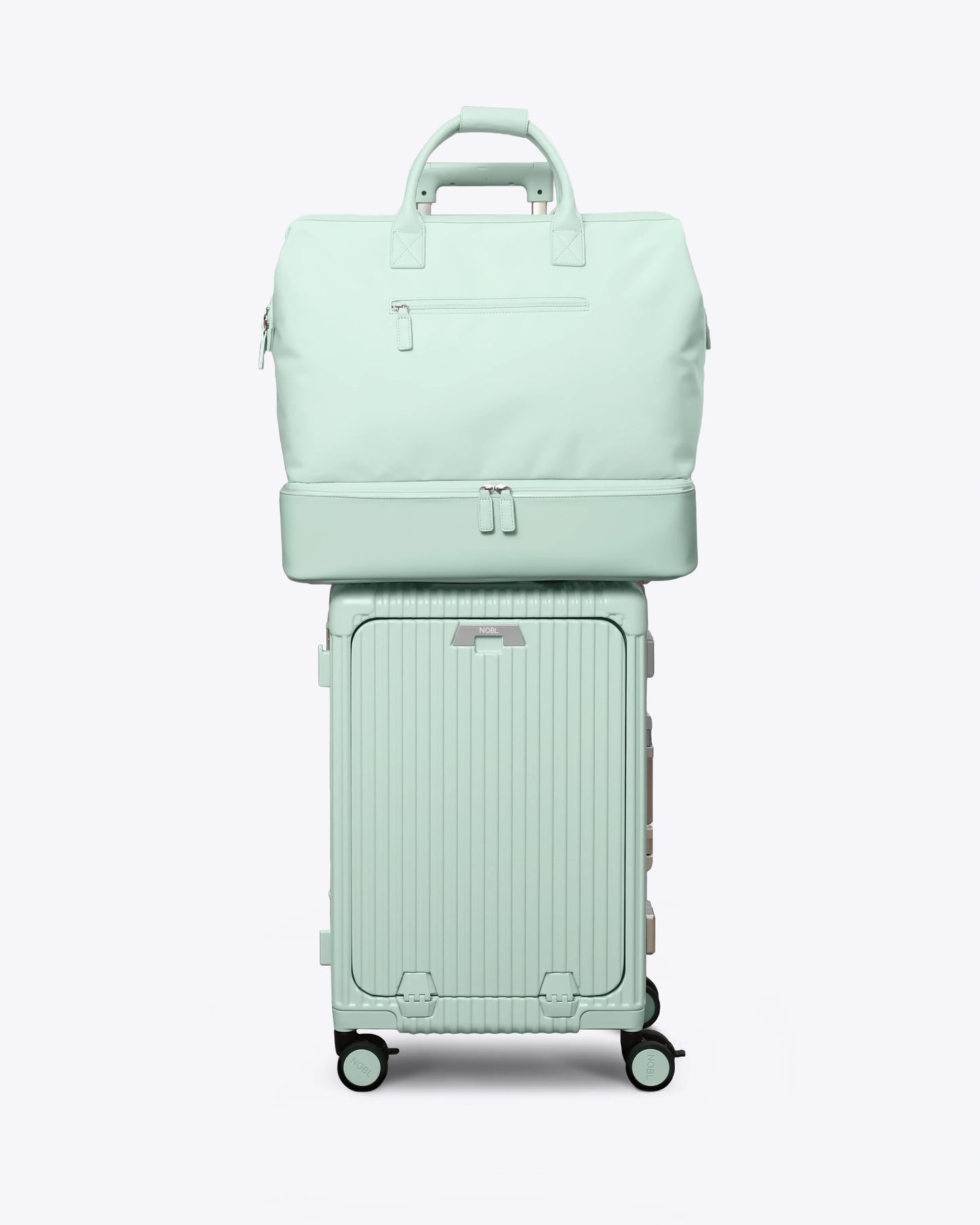 2-Piece Premium Travel Luggage Set – Weekender & Carry-On Bundle