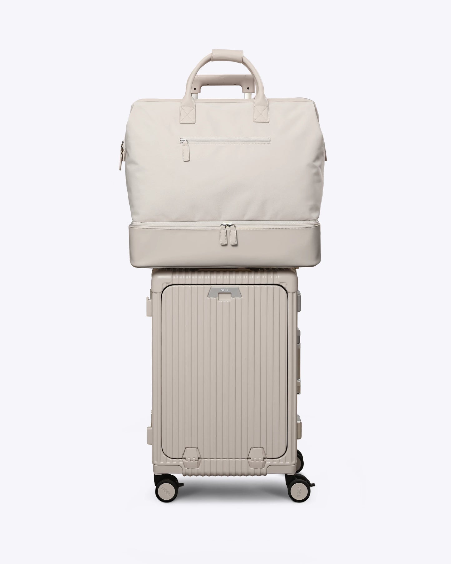 2-Piece Premium Travel Luggage Set – Weekender & Carry-On Bundle