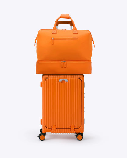 2-Piece Premium Travel Luggage Set – Weekender & Carry-On Bundle