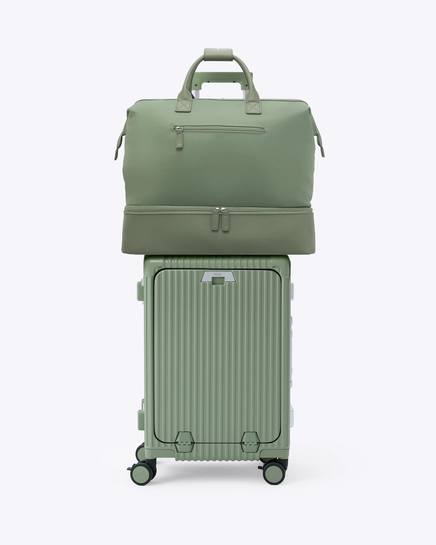 2-Piece Premium Travel Luggage Set – Weekender & Carry-On Bundle