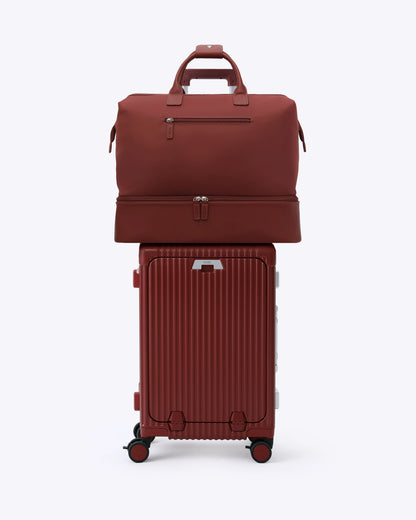 2-Piece Premium Travel Luggage Set – Weekender & Carry-On Bundle