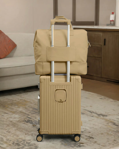 2-Piece Premium Travel Luggage Set – Weekender & Carry-On Bundle