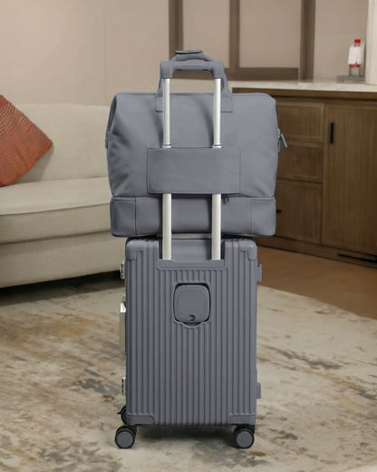 2-Piece Premium Travel Luggage Set – Weekender & Carry-On Bundle