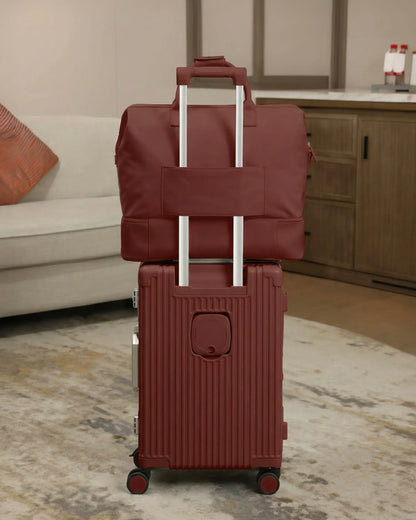 2-Piece Premium Travel Luggage Set – Weekender & Carry-On Bundle